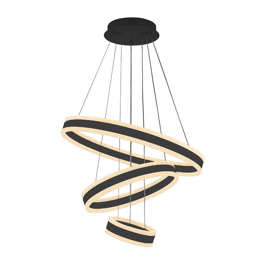 LED prigušiva luster na sajli LED/165W/230V 3000-6500K pr. 60 cm + daljinski upravljač