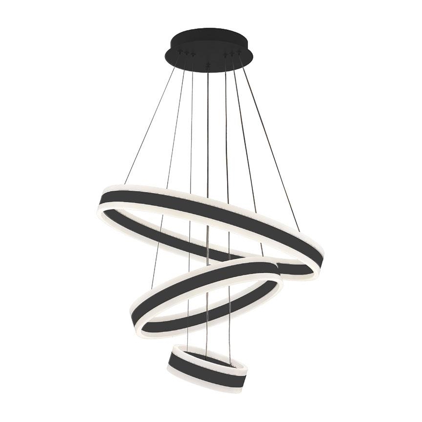 LED prigušiva luster na sajli LED/165W/230V 3000-6500K pr. 60 cm + daljinski upravljač
