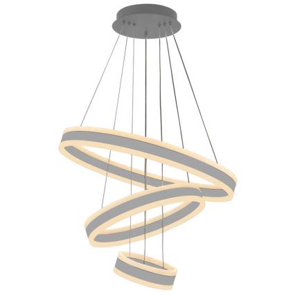 LED prigušiva luster na sajli LED/165W/230V 3000-6500K prečnik 60 cm + daljinski upravljač