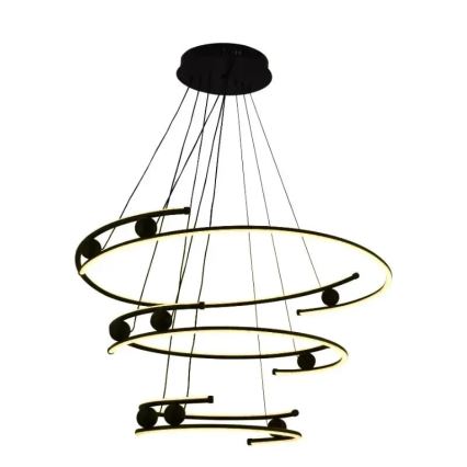 LED prigušiva luster na sajli LED/170W/230V 3000-6500K prečnik 80 cm + daljinski upravljač