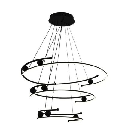 LED prigušiva luster na sajli LED/170W/230V 3000-6500K prečnik 80 cm + daljinski upravljač