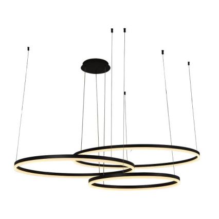 LED prigušiva luster na sajli LED/170W/230V 3000-6500K prečnik 100 cm + daljinski upravljač