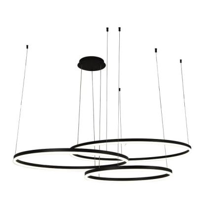 LED prigušiva luster na sajli LED/170W/230V 3000-6500K prečnik 100 cm + daljinski upravljač