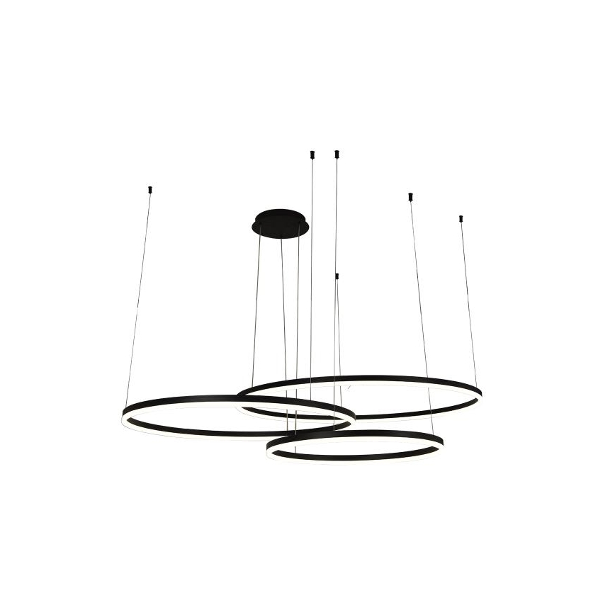 LED prigušiva luster na sajli LED/170W/230V 3000-6500K prečnik 100 cm + daljinski upravljač