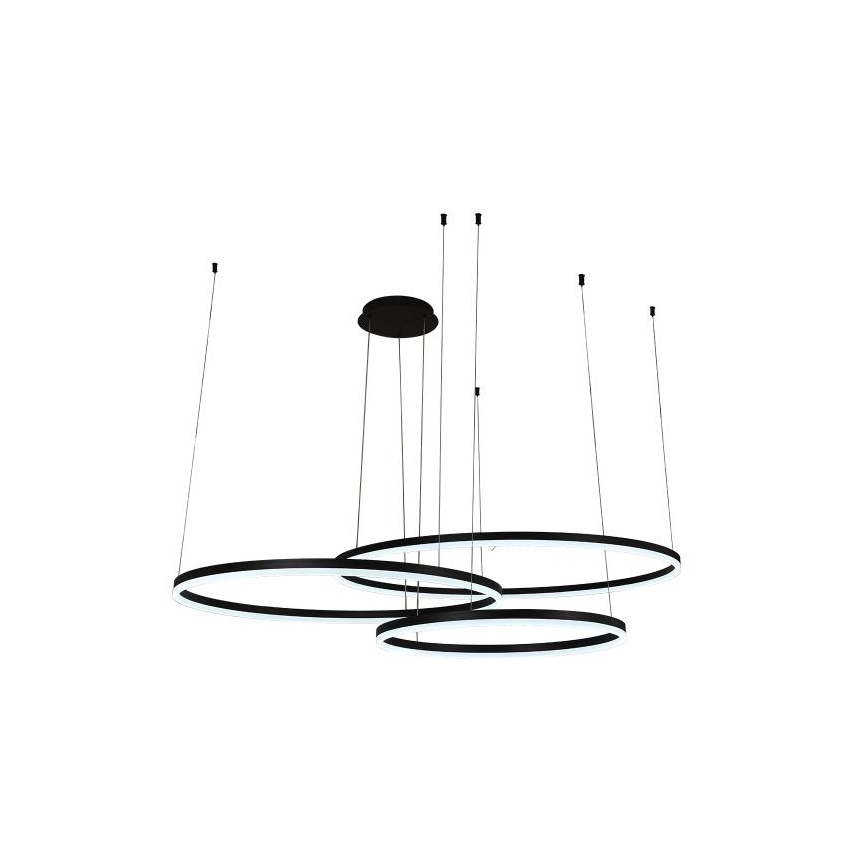 LED prigušiva luster na sajli LED/170W/230V 3000-6500K prečnik 100 cm + daljinski upravljač