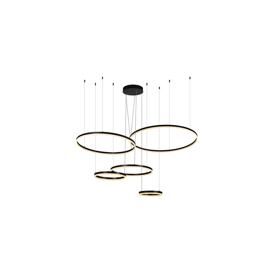 LED prigušiva viseća lampa na sajli LED/220W/230V 3000-6500K prečnik 100 cm + daljinsko upravljanje