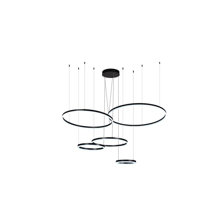 LED prigušiva viseća lampa na sajli LED/220W/230V 3000-6500K prečnik 100 cm + daljinsko upravljanje