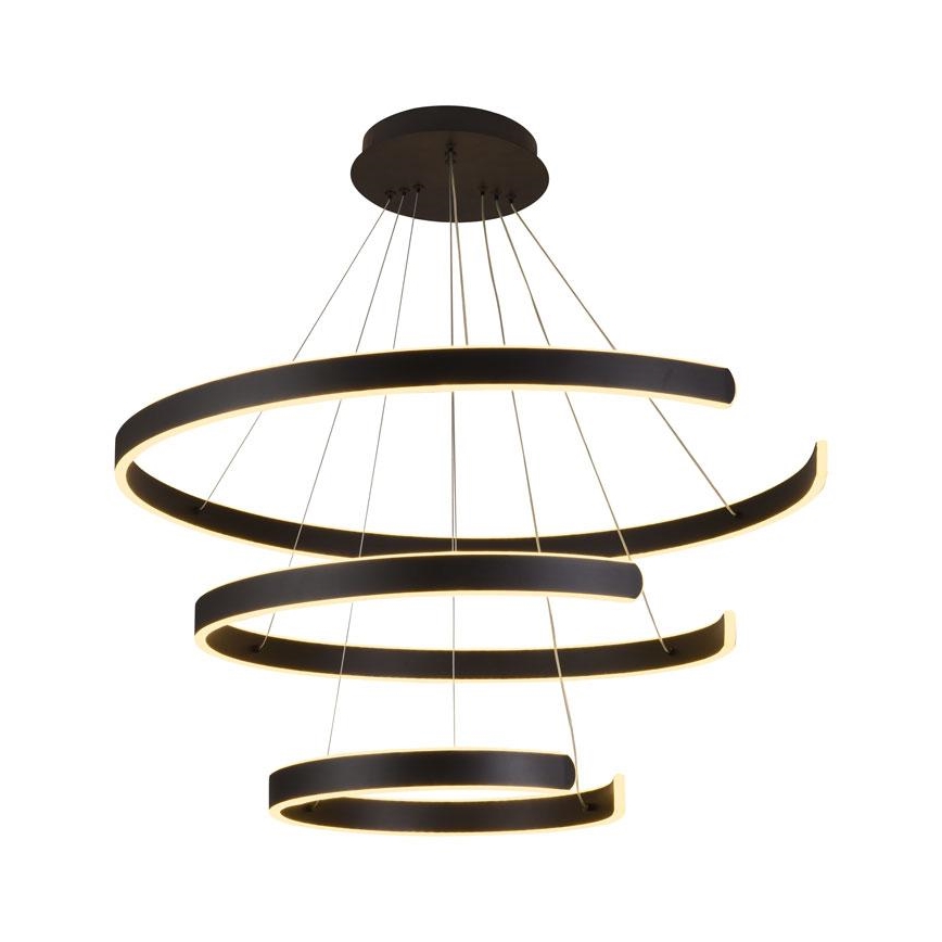 LED prigušiva luster na sajli LED/220W/230V 3000-6500K prečnik 80 cm + daljinski upravljač