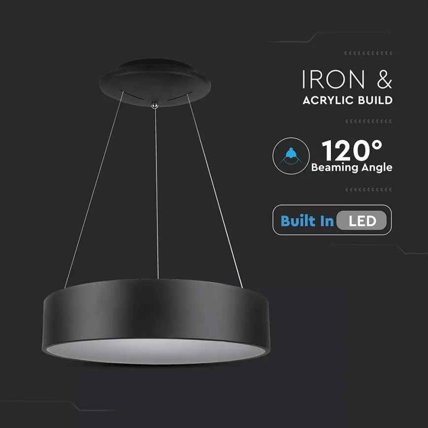 LED prigušiva luster na sajli LED/30W/230V