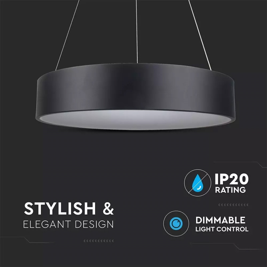 LED prigušiva luster na sajli LED/30W/230V