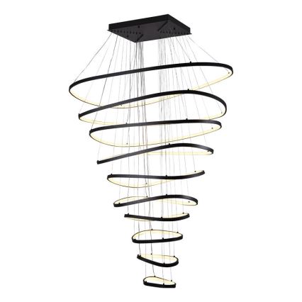 LED prigušiva luster na sajli LED/370W/230V 3000-6500K pr. 100 cm + daljinski upravljač