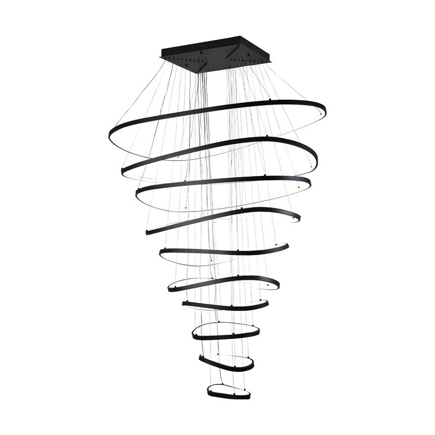 LED prigušiva luster na sajli LED/370W/230V 3000-6500K pr. 100 cm + daljinski upravljač