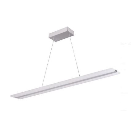 LED prigušiva luster na sajli LED/40W/230V 3000-6500K bela + daljinski upravljač