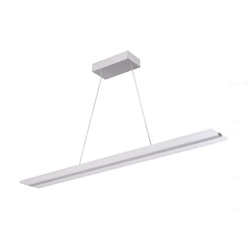 LED prigušiva luster na sajli LED/40W/230V 3000-6500K bela + daljinski upravljač
