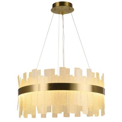 LED prigušiva kristalni luster na sajli LED/40W/230V 3000-6500K + sa daljinskim upravljačem