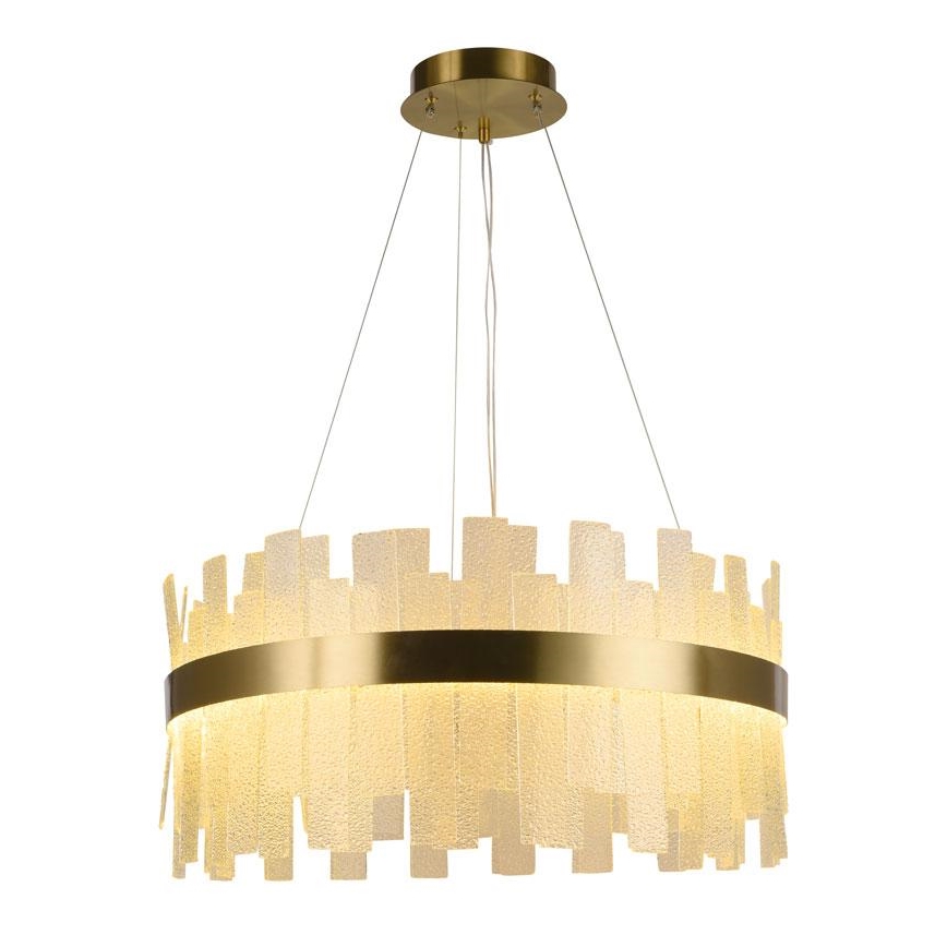 LED prigušiva kristalni luster na sajli LED/40W/230V 3000-6500K + sa daljinskim upravljačem