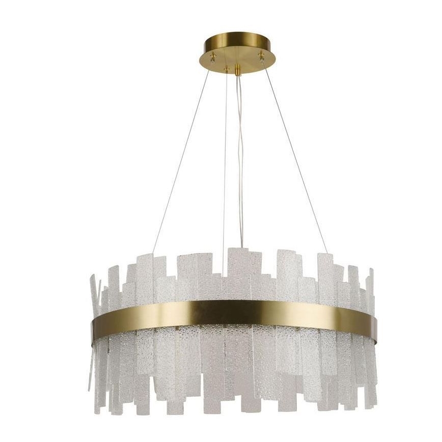 LED prigušiva kristalni luster na sajli LED/40W/230V 3000-6500K + sa daljinskim upravljačem