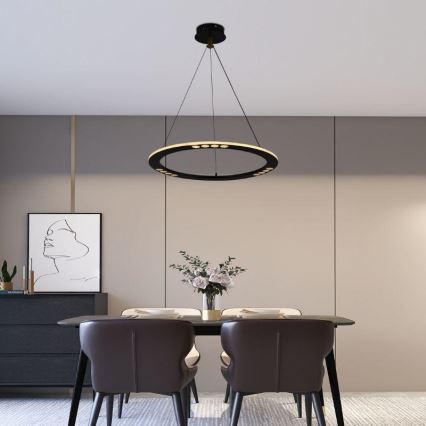 LED prigušiva luster na sajli LED/40W/230V 3000-6500K + daljinski upravljač