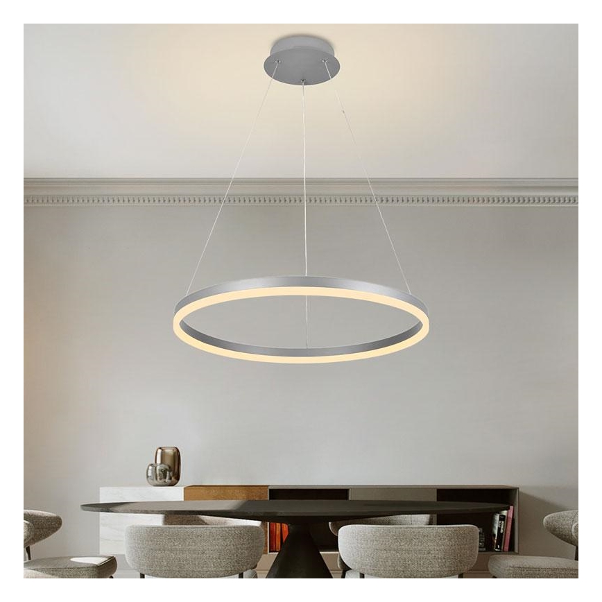 LED prigušiva luster na sajli LED/42W/230V 3000-6500K prečnik 60 cm + daljinski upravljač