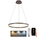 LED prigušiva luster na sajli LED/42W/230V 3000-6500K prečnika 60 cm + daljinski upravljač
