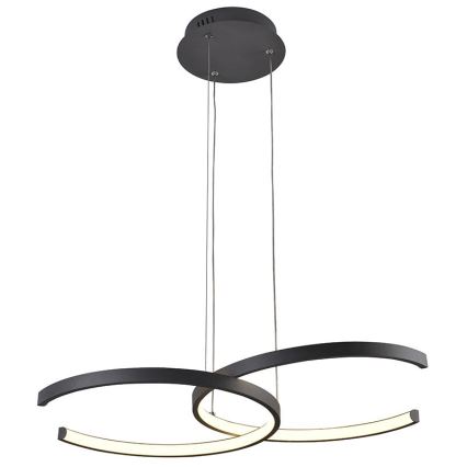 LED prigušiva luster na sajli LED/50W/230V 3000-6500K + daljinski upravljač
