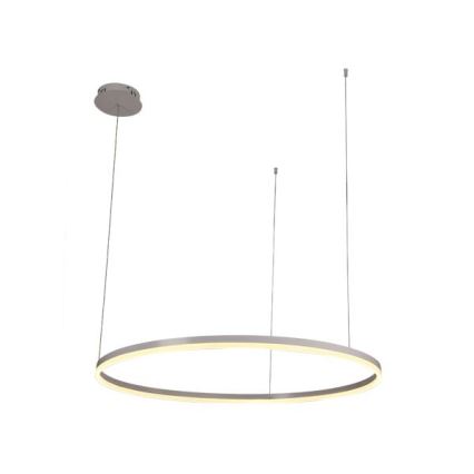 LED prigušiva viseći luster na kablu LED/55W/230V 3000-6500K, prečnik 80 cm + daljinski upravljač