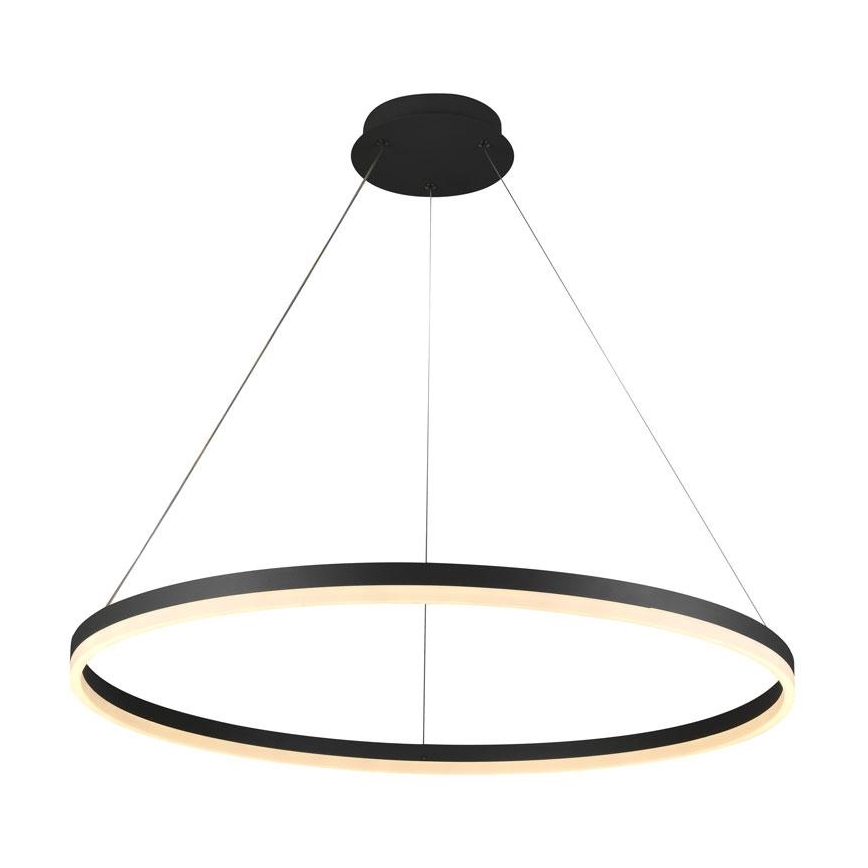 LED prigušiva luster na sajli LED/55W/230V 3000-6500K prečnika 80 cm + daljinski upravljač