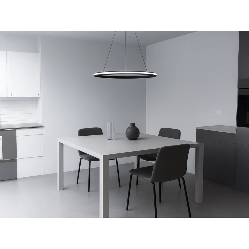 LED prigušiva luster na sajli LED/55W/230V 3000-6500K prečnik 60 cm + daljinski upravljač