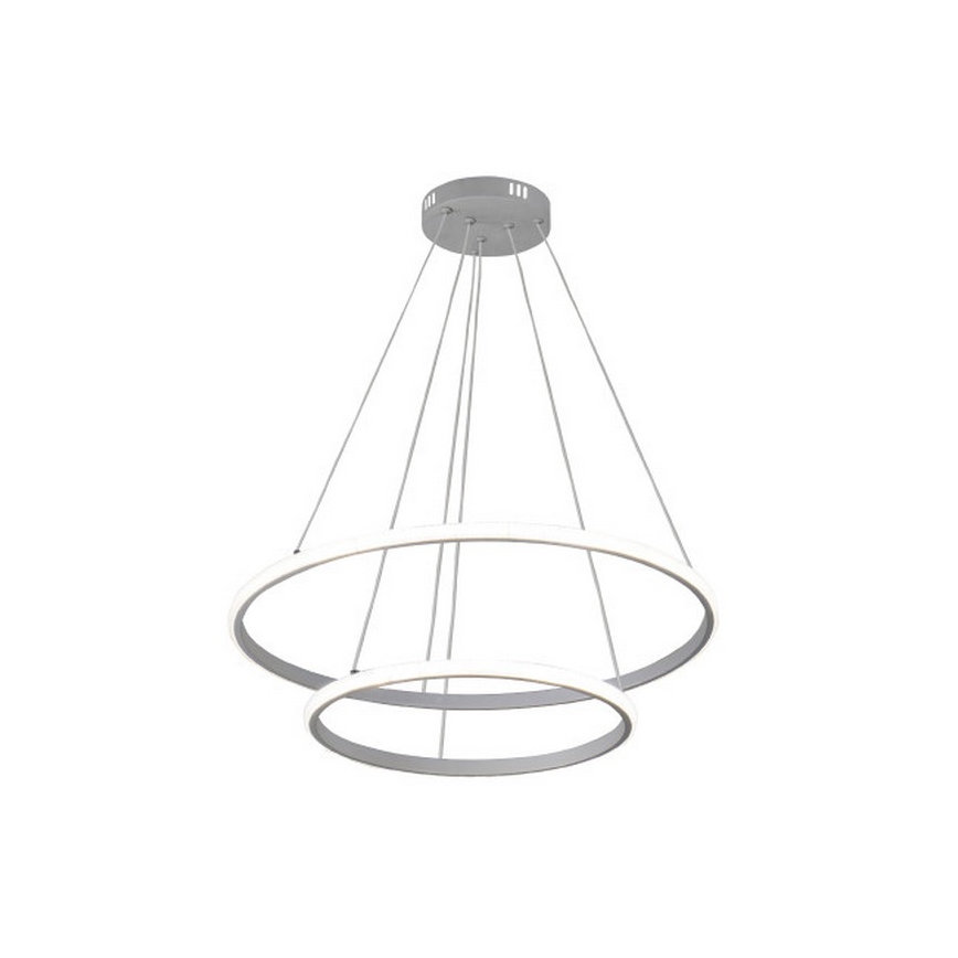 LED prigušiva luster na sajli, 55 W, 230 V, 3000–6500 K, Ø 60 cm + daljinski upravljač