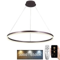LED prigušiva luster na sajli LED/55W/230V 3000-6500K Ø 80 cm + daljinski upravljač