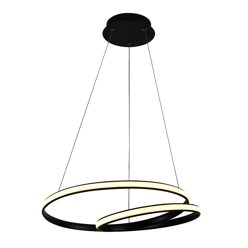 LED prigušiva luster na sajli LED/65W/230V 3000-6500K prečnik 56 cm + daljinski upravljač