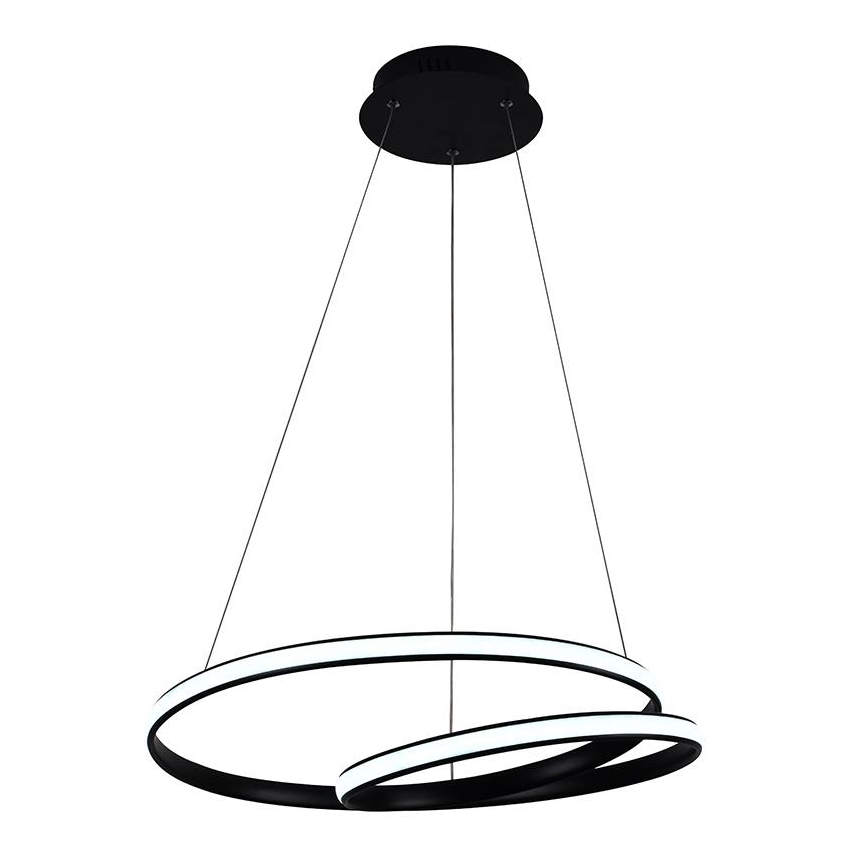 LED prigušiva luster na sajli LED/65W/230V 3000-6500K prečnik 56 cm + daljinski upravljač