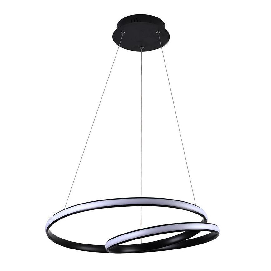 LED prigušiva luster na sajli LED/65W/230V 3000-6500K prečnik 56 cm + daljinski upravljač