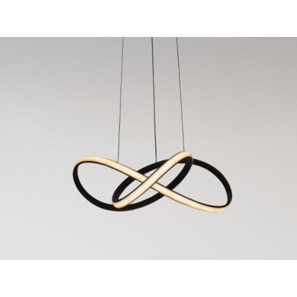 LED prigušiva luster na sajli LED/65W/230V 3000-6500K prečnika 49 cm + daljinski upravljač