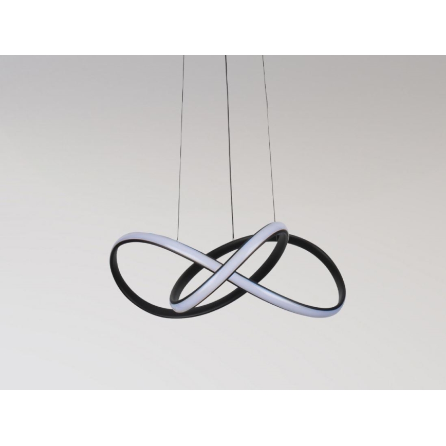 LED prigušiva luster na sajli LED/65W/230V 3000-6500K prečnika 49 cm + daljinski upravljač