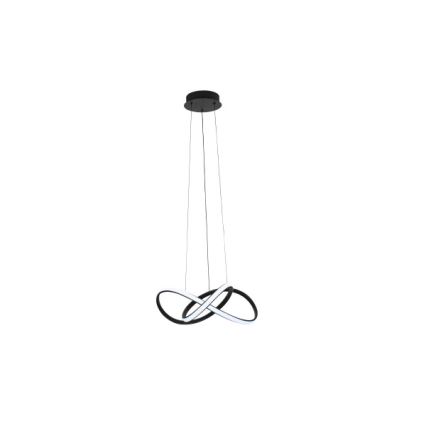 LED prigušiva luster na sajli LED/65W/230V 3000-6500K prečnika 49 cm + daljinski upravljač