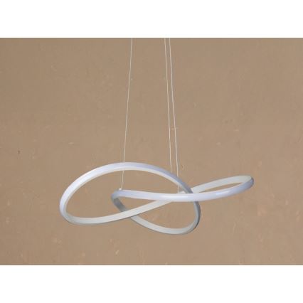 LED prigušiva luster na sajli LED/65W/230V 3000-6500K prečnik 49 cm + sa daljinskim upravljačem