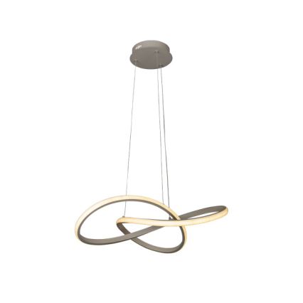 LED prigušiva luster na sajli LED/65W/230V 3000-6500K prečnik 49 cm + sa daljinskim upravljačem