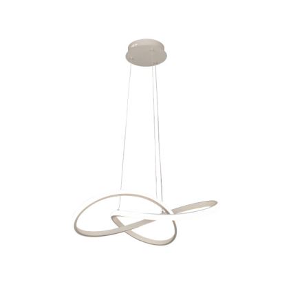 LED prigušiva luster na sajli LED/65W/230V 3000-6500K prečnik 49 cm + sa daljinskim upravljačem