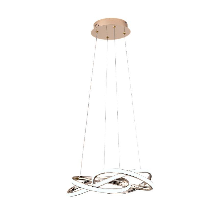 LED prigušiva luster na sajli LED/65W/230V 3000-6500K Ø48 cm zlatna + daljinski upravljač