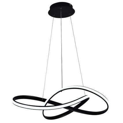 LED prigušiva luster na sajli LED/70W/230V 3000-6500K prečnik 55 cm + daljinski upravljač
