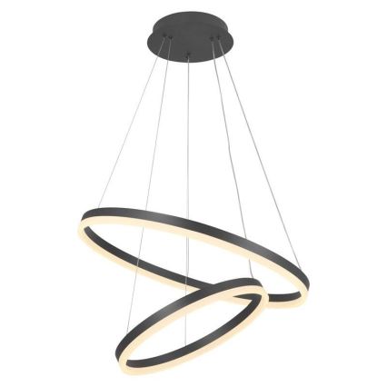 LED prigušiva luster na sajli LED/70W/230V 3000-6500K prečnik 60 cm + daljinski upravljač