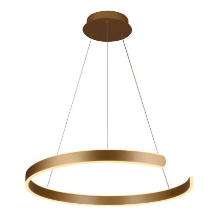 LED prigušiva luster na sajli LED/70W/230V 3000-6500K Ø 60 cm + daljinski upravljač