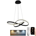 LED prigušiva luster na sajli LED/70W/230V 3000-6500K prečnik 55 cm + daljinski upravljač