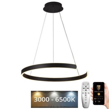 LED prigušiva luster na sajli LED/70W/230V 3000-6500K prečnik 60 cm + daljinski upravljač