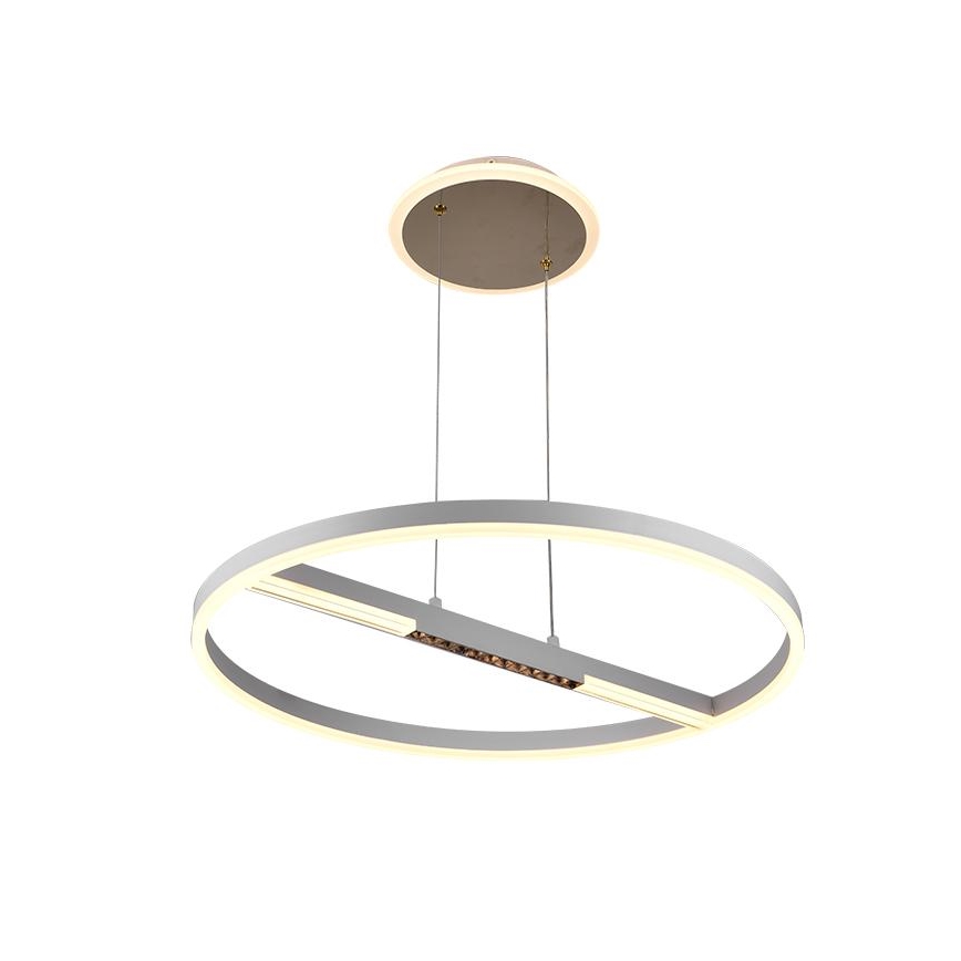 LED prigušiva luster na lanku LED/75W/230V 3000-6500K prečnika 60 cm + daljinski upravljač