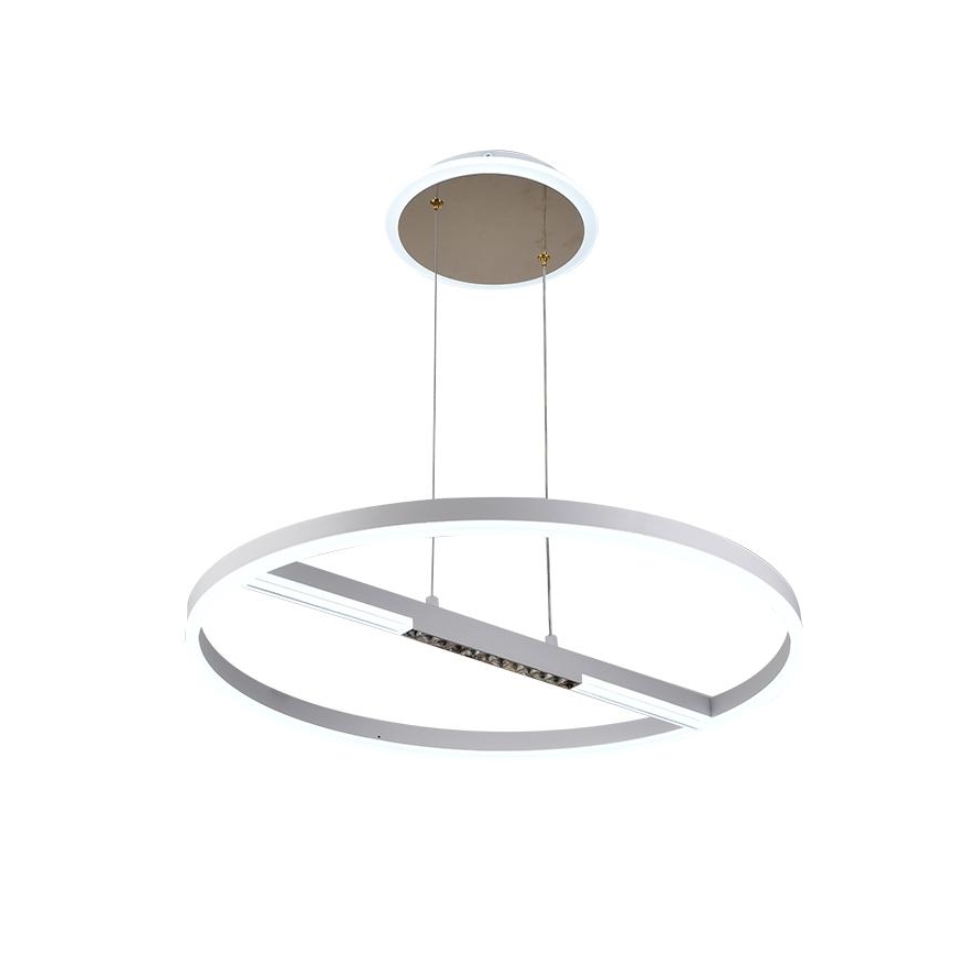 LED prigušiva luster na lanku LED/75W/230V 3000-6500K prečnika 60 cm + daljinski upravljač