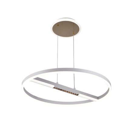 LED prigušiva luster na lanku LED/75W/230V 3000-6500K prečnika 60 cm + daljinski upravljač