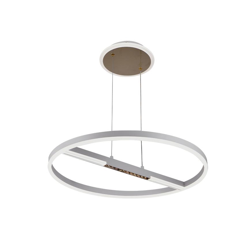 LED prigušiva luster na lanku LED/75W/230V 3000-6500K prečnika 60 cm + daljinski upravljač