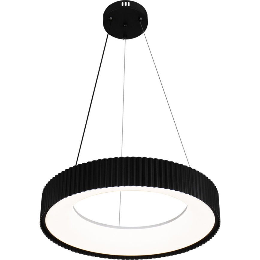 LED prigušiva luster na sajli, 75 W, 230 V, 3000-6500 K, prečnik 49 cm + daljinski upravljač
